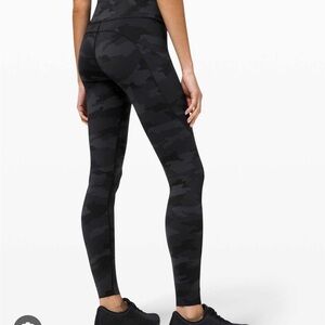 Lululemon Fast and Free Camo Leggings
